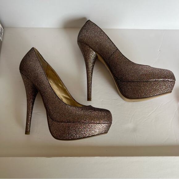Bakers Glitter Heels Size 7M Multicolor Pumps - Picture 3 of 11